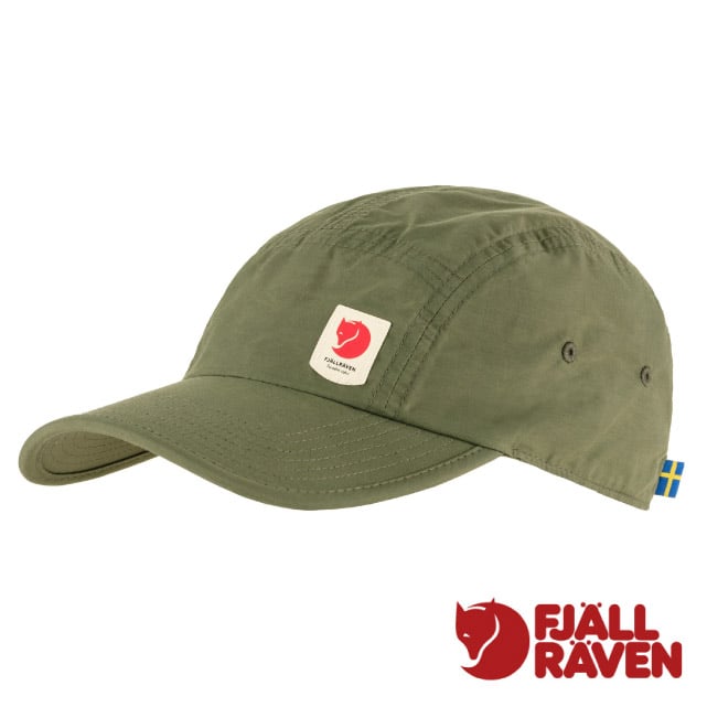 【Fjallraven 小狐狸】High Coast Wind Cap 防曬透氣棒球帽/12100004-620 綠✿30E010